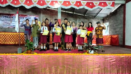 Lomba Baca Puisi Tingkat Sekolah Dasar se- Desa Gitgit